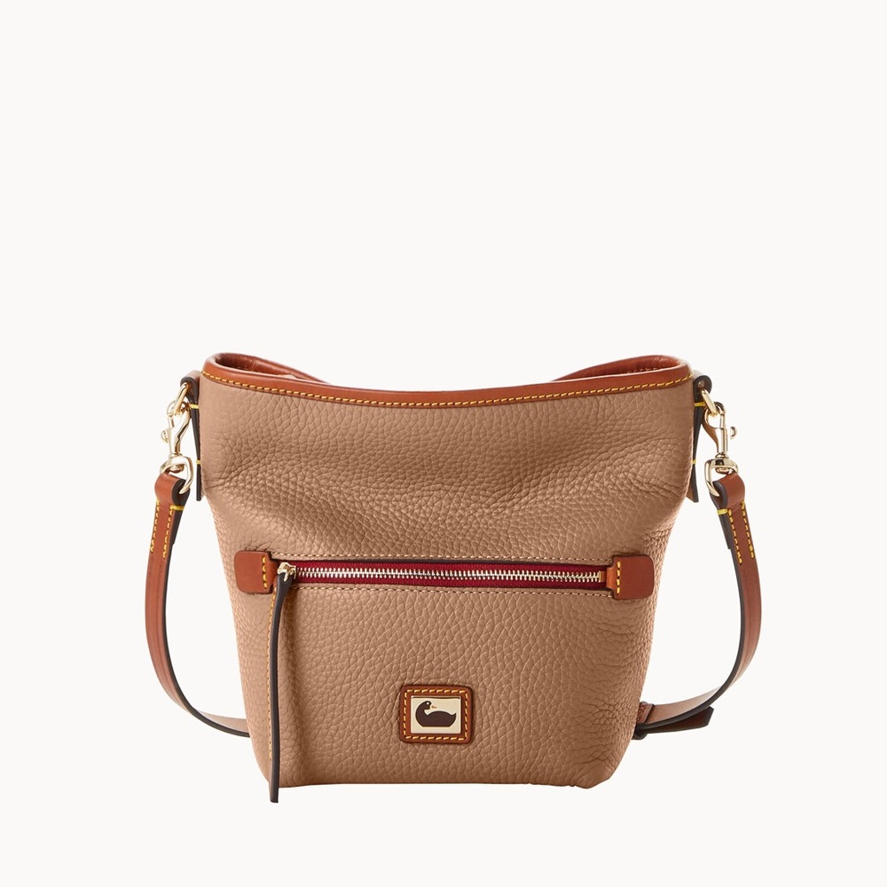 NWT Dooney & Bourke Camden Pebble Mini Hobo Crossbody